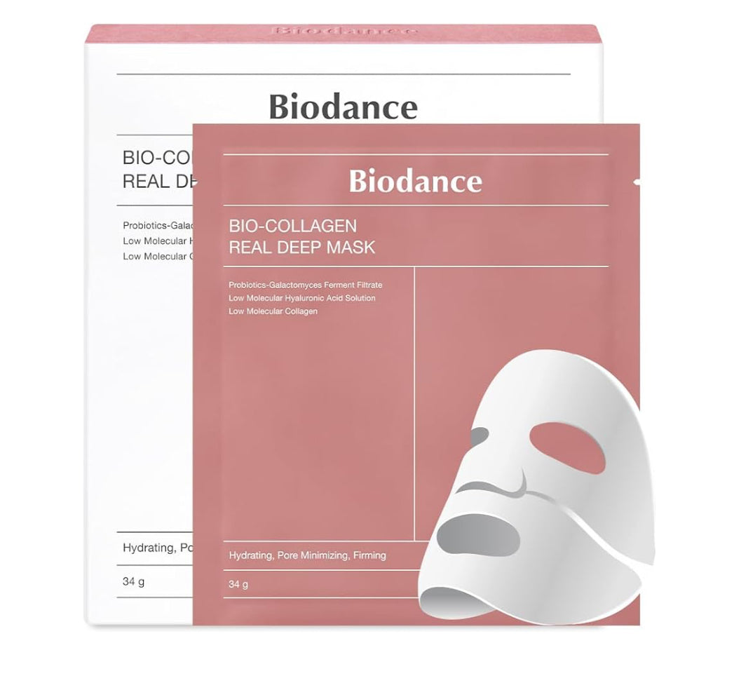 Biodance Bio-Collagen Real Deep Mask - Each - Brightening Moisture Gel Cream, Anti-Blemish Body Lotion, skin moisturizer, dark spot correcting serum, needly daily toner pad, oil cleansers, moisturizing sunscreen, hand cream - Sapphire Beauty Booth