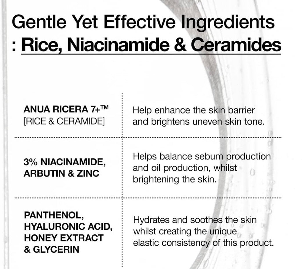 Anua 7 Rice Ceramide Hydrating Barrier Serum - 50ml