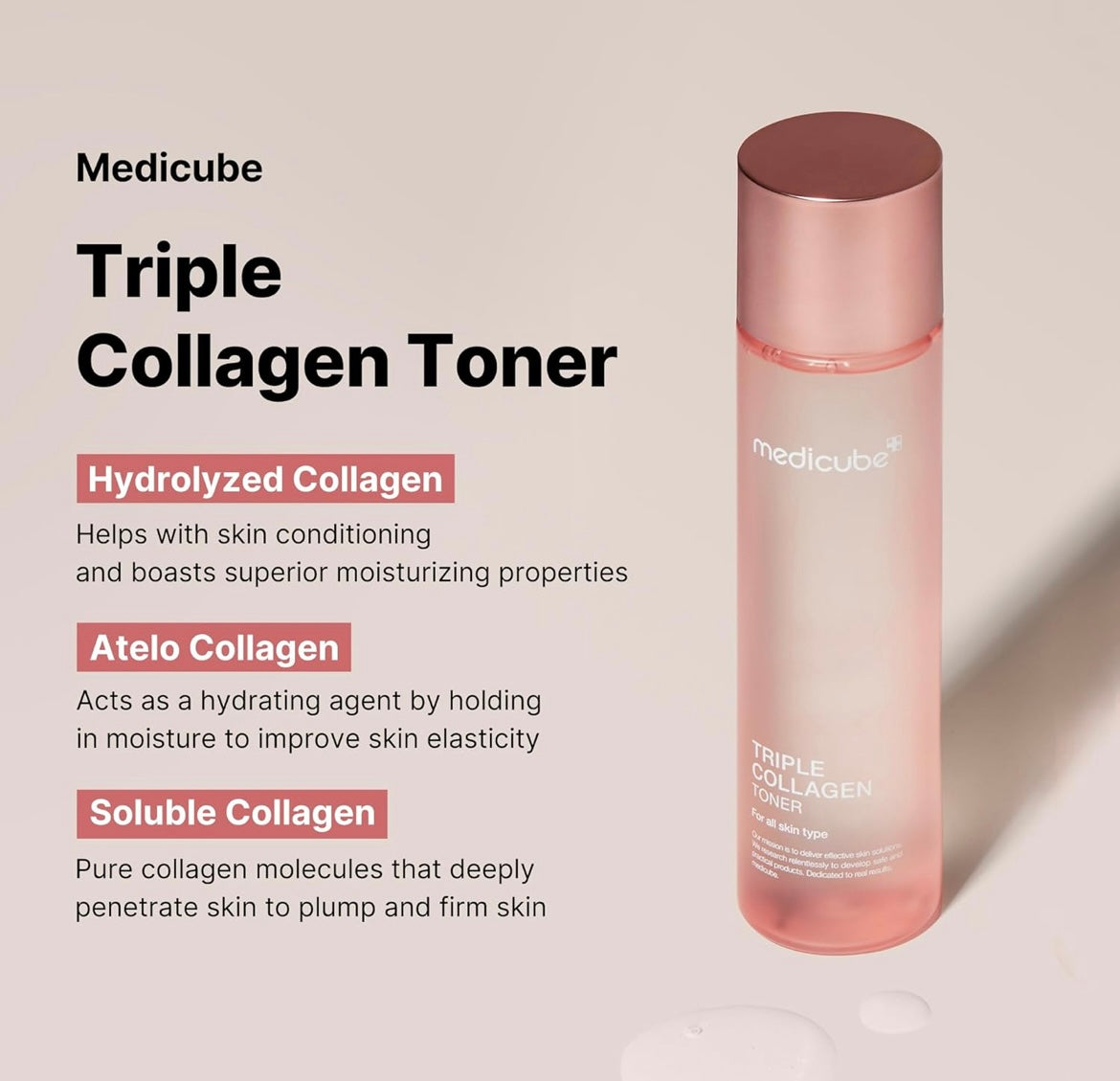 Medicube Triple Collagen Toner - 140ml