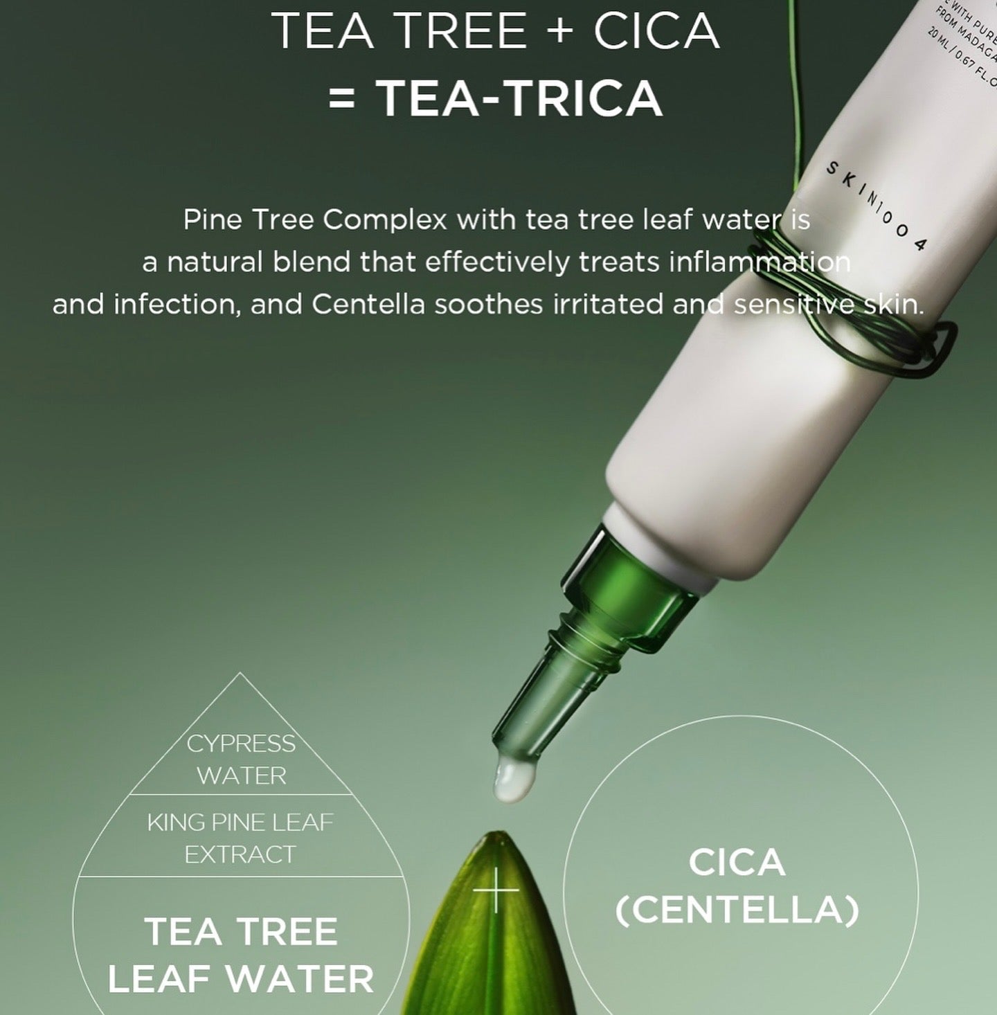 Skin1004 Madagascar Centella Tea-Trica Spot Cream - 20ml