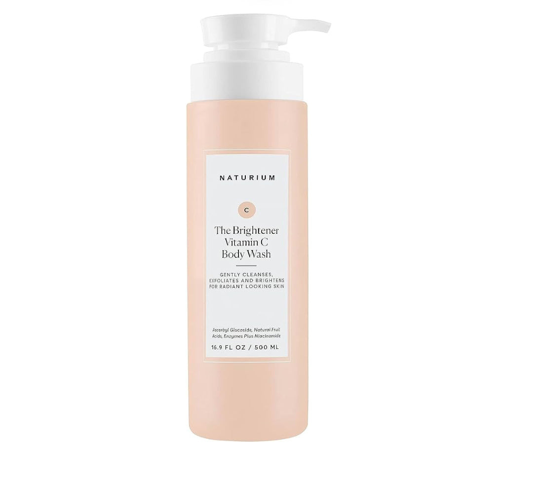 Naturium The Brightener Vitamin C Body Wash - 500ml - Brightening Moisture Gel Cream, Anti-Blemish Body Lotion, skin moisturizer, dark spot correcting serum, needly daily toner pad, oil cleansers, moisturizing sunscreen, hand cream - Sapphire Beauty Booth