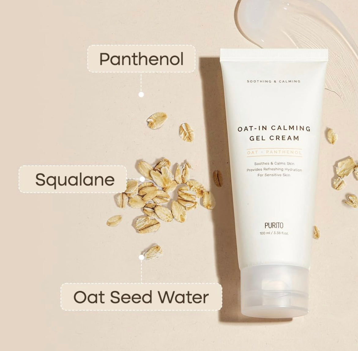 Purito Oat-in Calming Gel Cream - 100ml