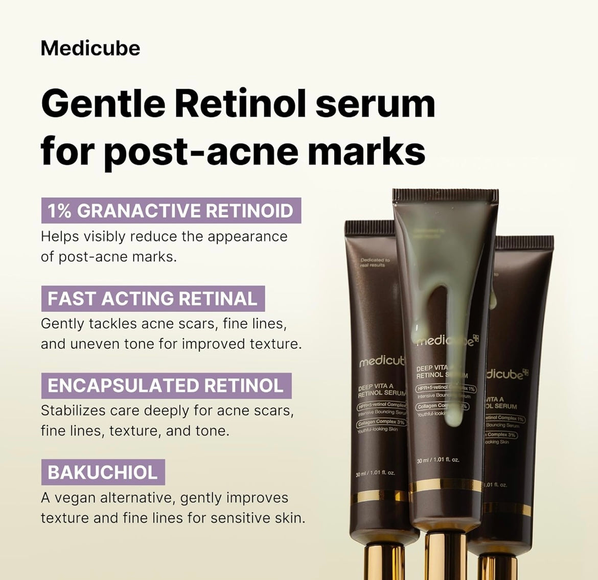 Medicube Deep Vita A Retinol Serum - 30ml