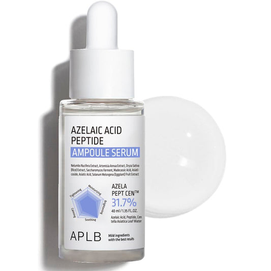 APLB Azelaic Acid Peptide Ampoule Serum - 40ml | Discover skin care, face cream, lip gloss, sunscreen, and korean skin care products at Sapphire Beauty Booth— a trusted cosmetic shop near me and makeup store near me.
