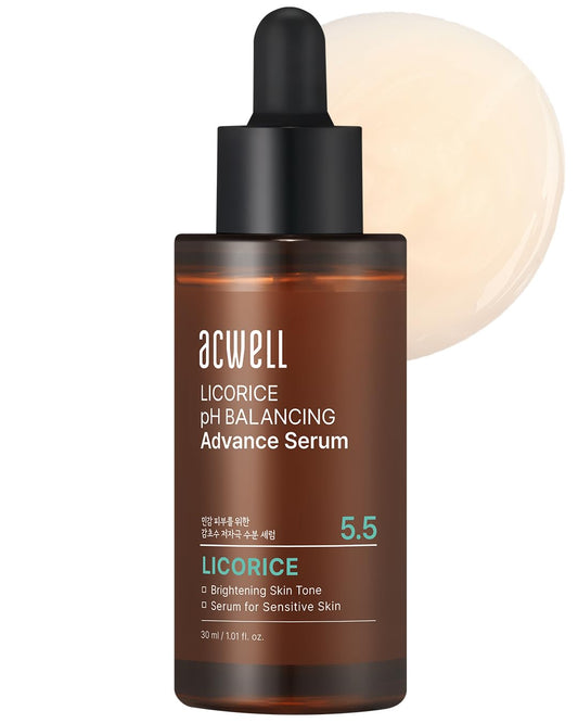 Acwell Licorice Licorice pH Balancing Advance Serum - 30ml | Discover skin care, face cream, lip gloss, sunscreen, and korean skin care products at Sapphire Beauty Booth— a trusted cosmetic shop near me and makeup store near me. | Sapphire Beauty Ghana
