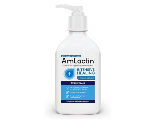 AmLactin Intensive Healing Lotion 15% Lactic Acid - 233 ml | Discover skin care, face cream, lip gloss, sunscreen, and korean skin care products at Sapphire Beauty Booth— a trusted cosmetic shop near me and makeup store near me.

