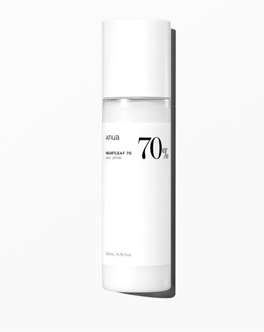 Anua Heartleaf 70 Daily Lotion - 200ml | Discover skin care, face cream, lip gloss, sunscreen, and korean skin care products at Sapphire Beauty Booth— a trusted cosmetic shop near me and makeup store near me.
