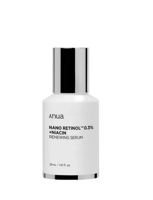 Anua Nano Retinol 0.3% + Niacin Renewing Serum - 30ml | Discover skin care, face cream, lip gloss, sunscreen, and korean skin care products at Sapphire Beauty Booth— a trusted cosmetic shop near me and makeup store near me.
