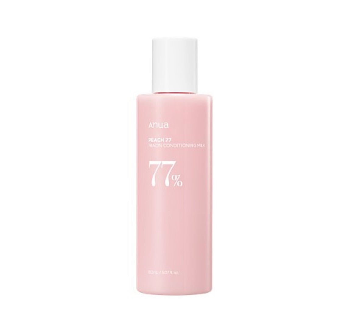 Anua Peach 77 Niacin Conditioning Milk - 150ml | Discover skin care, face cream, lip gloss, sunscreen, and korean skin care products at Sapphire Beauty Booth— a trusted cosmetic shop near me and makeup store near me.