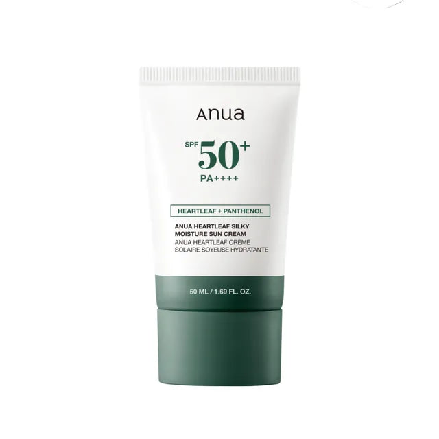 Anua Silky Moisture Sun Cream - 50ml | Discover skin care, face cream, lip gloss, sunscreen, and korean skin care products at Sapphire Beauty Booth— a trusted cosmetic shop near me and makeup store near me.
