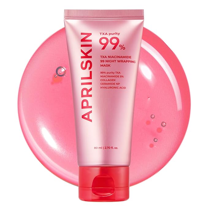 Aprilskin TXA Niacinamide 99 Overnight Wrapping Mask - 80ml | Discover skin care, face cream, lip gloss, sunscreen, and korean skin care products at Sapphire Beauty Booth— a trusted cosmetic shop near me and makeup store near me.