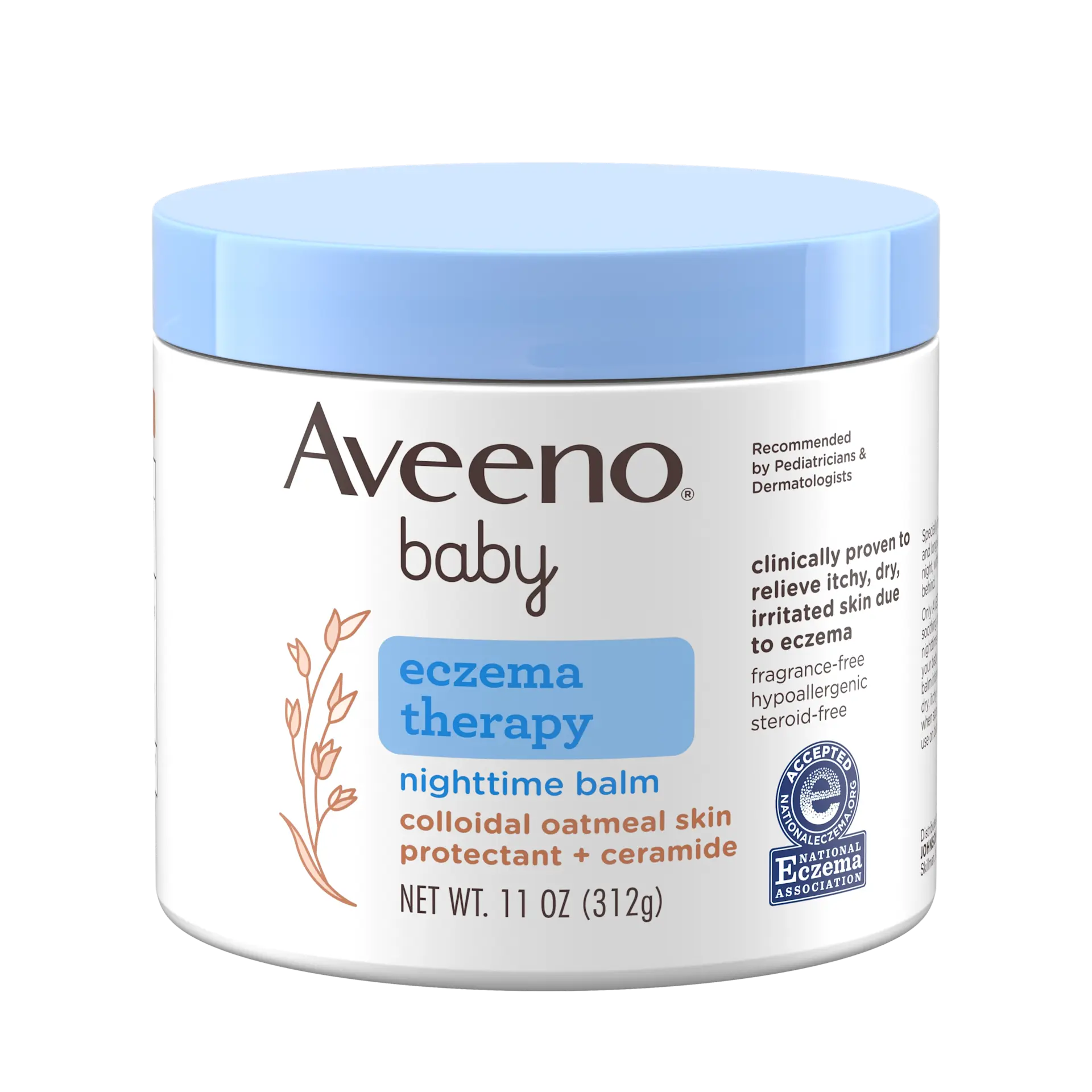 Aveeno Baby Eczema Therapy Nighttime Balm - 11oz | Discover skin care, face cream, lip gloss, sunscreen, and korean skin care products at Sapphire Beauty Booth— a trusted cosmetic shop near me and makeup store near me.