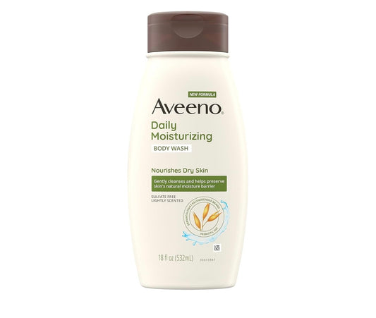 Aveeno Daily Moisturizing Body Wash - 532ml | Discover skin care, face cream, lip gloss, sunscreen, and korean skin care products at Sapphire Beauty Booth— a trusted cosmetic shop near me and makeup store near me.