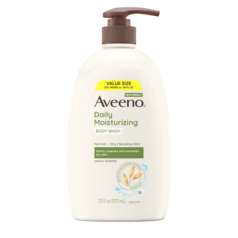 Aveeno Daily Moisturizing Body Wash - 975ml | Discover skin care, face cream, lip gloss, sunscreen, and korean skin care products at Sapphire Beauty Booth— a trusted cosmetic shop near me and makeup store near me.