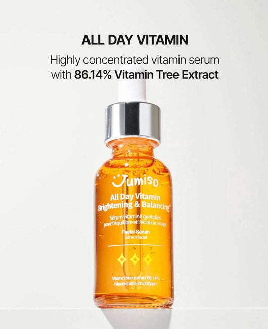 Jumiso All Day Vitamin Serum, Brightening & Balancing Facial Serum - 30ml - Sapphire Beauty Booth