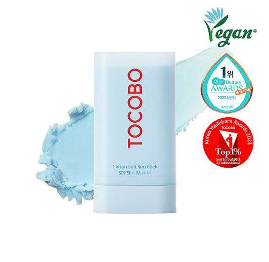 Tocobo Cotton Soft Sun Stick SPF50 - 19g - Sapphire Beauty Booth