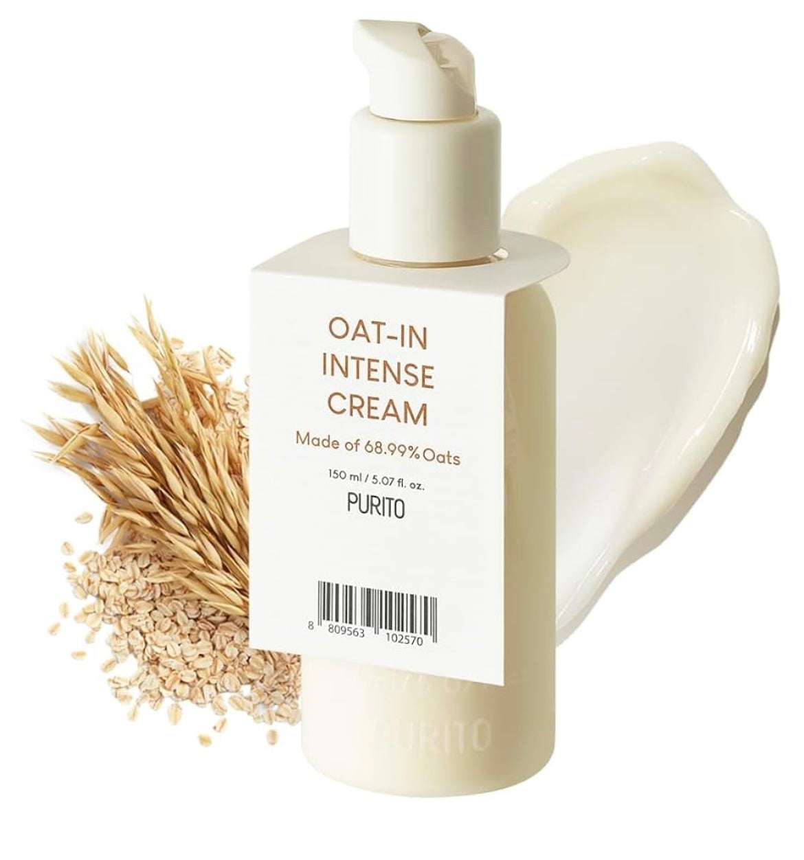 Purito Oat-in Intense Cream - 150ml - Sapphire Beauty Booth
