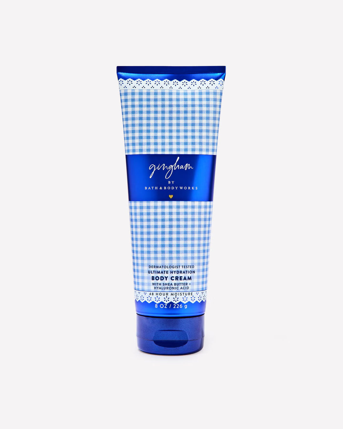 Bath & Body Works Gingham Ultimate Hydration Body Cream - 8 oz | Discover skin care, face cream, lip gloss, sunscreen, and korean skin care products at Sapphire Beauty Booth— a trusted cosmetic shop near me and makeup store near me. | Sapphire Beauty Ghana | Same Day Delivery Available