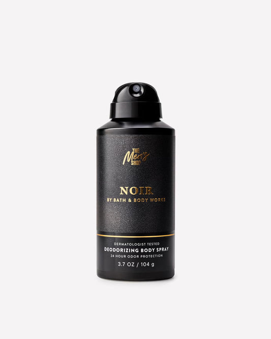 Bath & Body Works Noir Deodorizing Body Spray - 104 g | Discover skin care, face cream, lip gloss, sunscreen, and korean skin care products at Sapphire Beauty Booth— a trusted cosmetic shop near me and makeup store near me. | Sapphire Beauty Ghana | Same Day Delivery Available