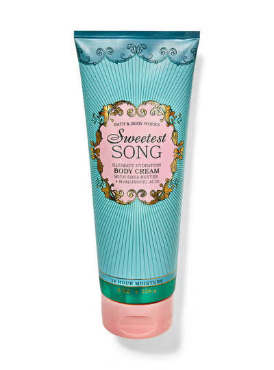 Bath & Body Works Sweetest Song Ultimate Hydration Body Cream - 8oz | Discover skin care, face cream, lip gloss, sunscreen, and korean skin care products at Sapphire Beauty Booth— a trusted cosmetic shop near me and makeup store near me.