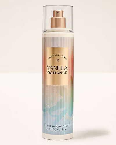 Bath & Body Works Vanilla Romance Fine Fragrance Mist - 8 oz | Discover skin care, face cream, lip gloss, sunscreen, and korean skin care products at Sapphire Beauty Booth— a trusted cosmetic shop near me and makeup store near me.
