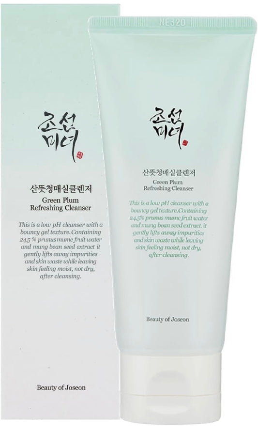 Beauty of Joseon Green Plum Refreshing Cleanser - 100ml | Discover skin care, face cream, lip gloss, sunscreen, and korean skin care products at Sapphire Beauty Booth— a trusted cosmetic shop near me and makeup store near me.