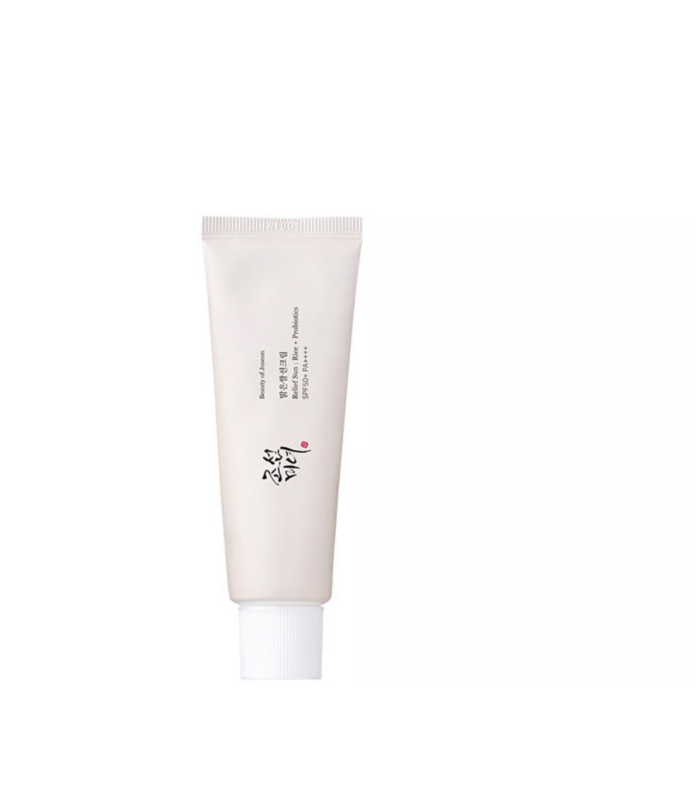 Beauty of Joseon Relief Sun: Rice + Probiotics(SPF50+ PA++++) - 50ml | Discover skin care, face cream, lip gloss, sunscreen, and korean skin care products at Sapphire Beauty Booth— a trusted cosmetic shop near me and makeup store near me.