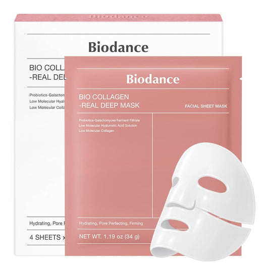 Biodance Bio-Collagen Real Deep Mask 1 Box - 4 Masks | Discover skin care, face cream, lip gloss, sunscreen, and korean skin care products at Sapphire Beauty Booth— a trusted cosmetic shop near me and makeup store near me. | Sapphire Beauty Ghana
