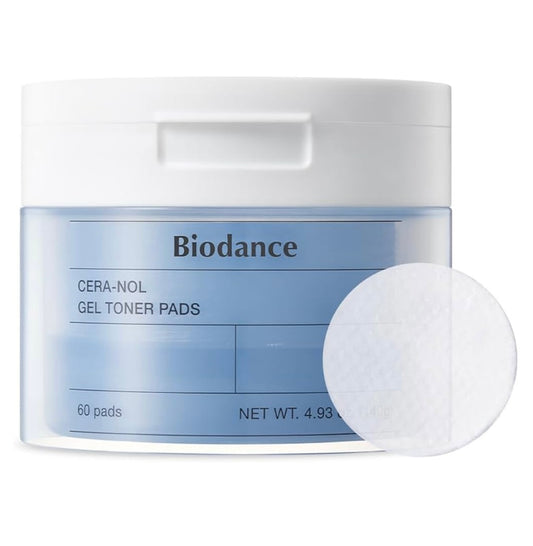 Biodance Cera-nol Gel Toner Pads - 60 pads | Discover skin care, face cream, lip gloss, sunscreen, and korean skin care products at Sapphire Beauty Booth— a trusted cosmetic shop near me and makeup store near me.
