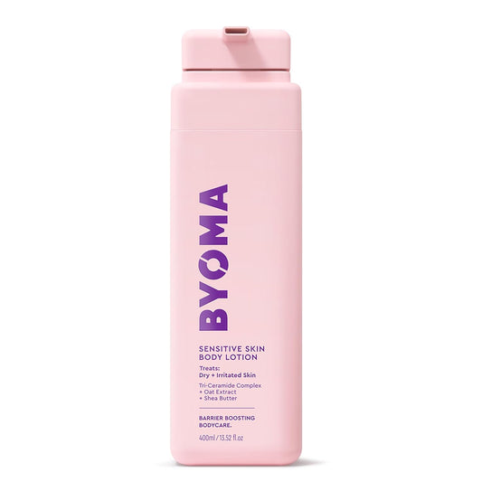 Byoma Sensitive Body Lotion  - 400ml | Discover skin care, face cream, lip gloss, sunscreen, and korean skin care products at Sapphire Beauty Booth— a trusted cosmetic shop near me and makeup store near me. | Sapphire Beauty Ghana
