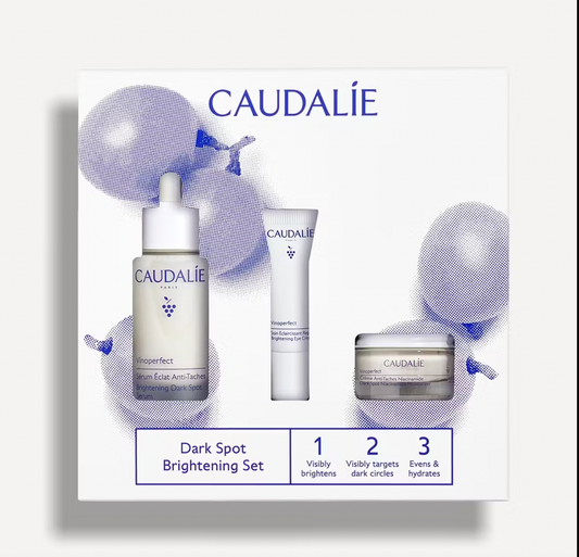 Caudalie Vinoperfect Brightening Routine for Dark Spots and Uneven Skin Tone Set | Discover skin care, face cream, lip gloss, sunscreen, and korean skin care products at Sapphire Beauty Booth— a trusted cosmetic shop near me and makeup store near me.
