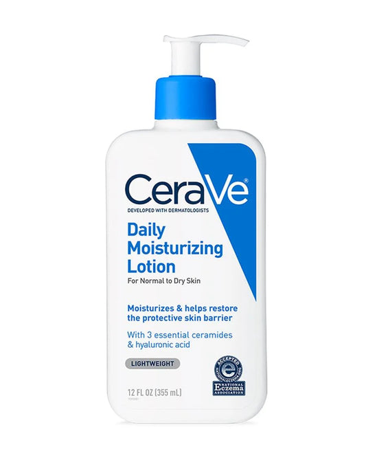 CeraVe Daily Moisturizing Lotion - 355ml | Discover skin care, face cream, lip gloss, sunscreen, and korean skin care products at Sapphire Beauty Booth— a trusted cosmetic shop near me and makeup store near me.