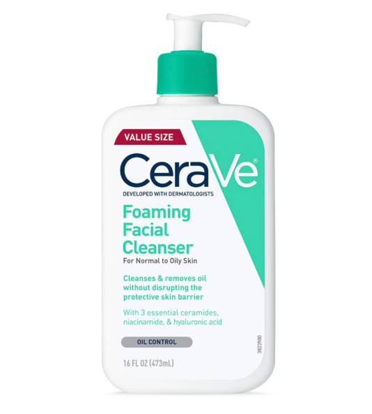 CeraVe Foaming Facial Cleanser For Normal To Oily Skin - 16oz | Discover skin care, face cream, lip gloss, sunscreen, and korean skin care products at Sapphire Beauty Booth— a trusted cosmetic shop near me and makeup store near me. | Sapphire Beauty Ghana | Same Day Delivery Available
