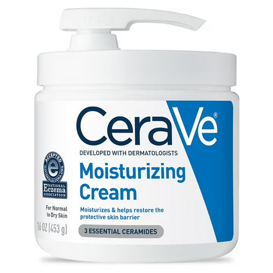 CeraVe Moisturizing Cream With Pump For Normal To Dry Skin - 16 oz | Discover skin care, face cream, lip gloss, sunscreen, and korean skin care products at Sapphire Beauty Booth— a trusted cosmetic shop near me and makeup store near me.