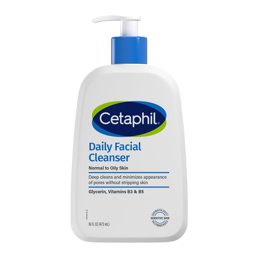 Cetaphil Daily Facial Cleanser For Normal To Oily Skin - 20oz | Discover skin care, face cream, lip gloss, sunscreen, and korean skin care products at Sapphire Beauty Booth— a trusted cosmetic shop near me and makeup store near me.