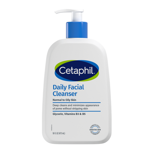 Cetaphil Daily Facial Cleanser For Normal To Oily Skin - 20oz | Discover skin care, face cream, lip gloss, sunscreen, and korean skin care products at Sapphire Beauty Booth— a trusted cosmetic shop near me and makeup store near me.