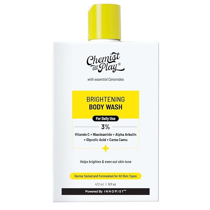 Chemist at Play Brightening Body Wash - 236ml | Discover skin care, face cream, lip gloss, sunscreen, and korean skin care products at Sapphire Beauty Booth— a trusted cosmetic shop near me and makeup store near me.