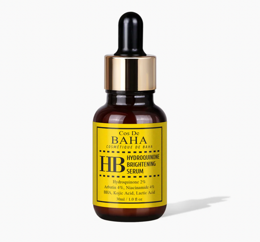 Cos de Baha HB Hydroquinone Brightening Serum - 30ml | Discover skin care, face cream, lip gloss, sunscreen, and korean skin care products at Sapphire Beauty Booth— a trusted cosmetic shop near me and makeup store near me. | Sapphire Beauty Ghana | Same Day Delivery Available
