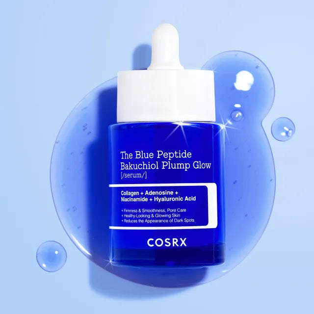 Cosrx - The Blue Peptide Bakuchiol Plump Glow Serum - 50ml | Discover skin care, face cream, lip gloss, sunscreen, and korean skin care products at Sapphire Beauty Booth— a trusted cosmetic shop near me and makeup store near me. | Sapphire Beauty Ghana | Same Day Delivery Available
