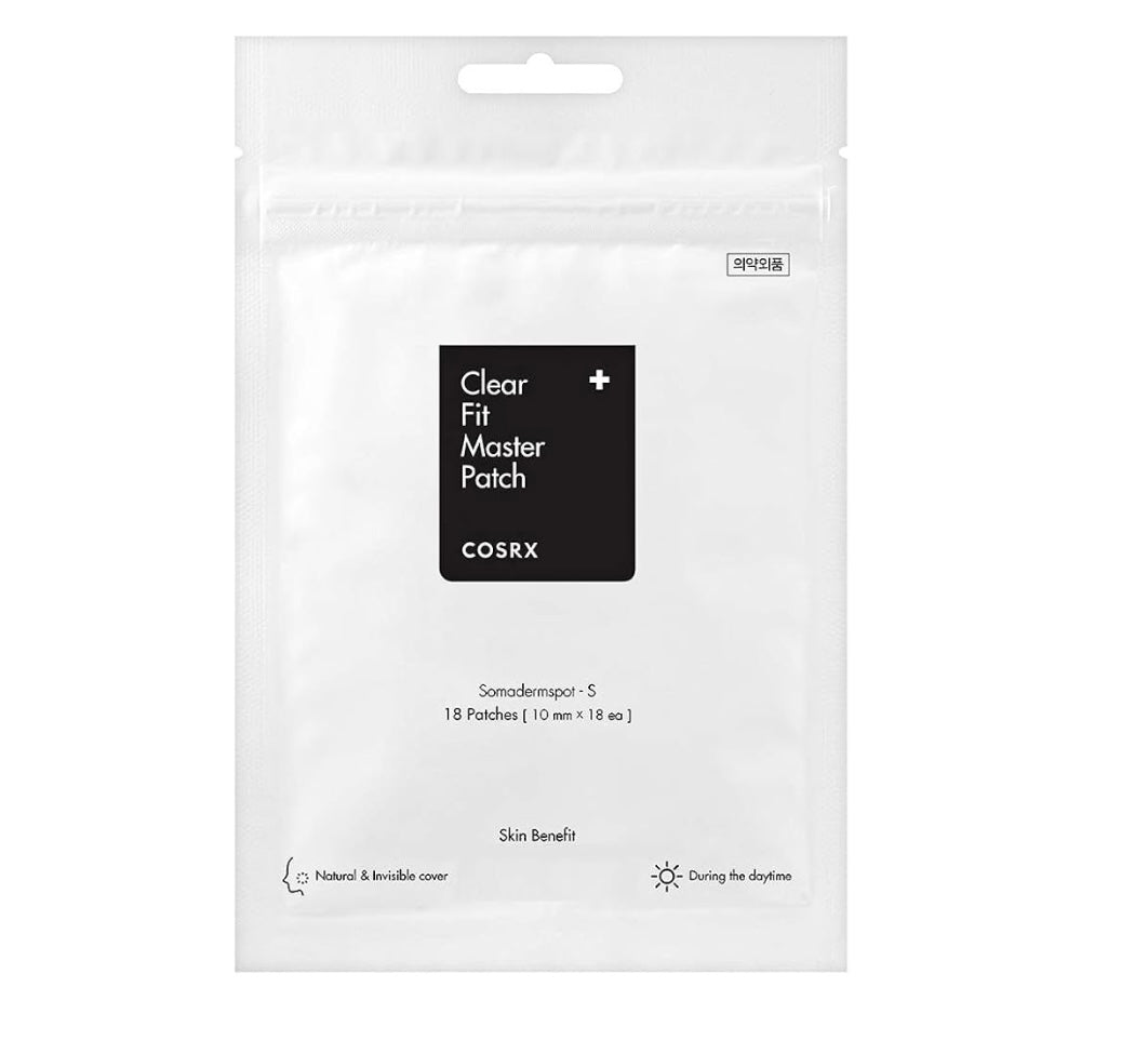 Cosrx Clear Fit Master Pimple Patch - 18 patches | Discover skin care, face cream, lip gloss, sunscreen, and korean skin care products at Sapphire Beauty Booth— a trusted cosmetic shop near me and makeup store near me.