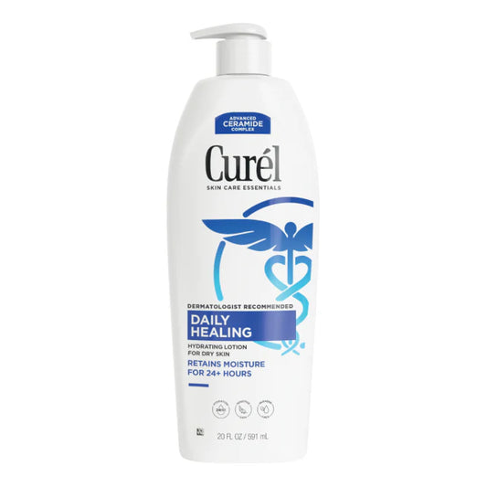 Curel Daily Healing Body Lotion - 20 fl | Discover skin care, face cream, lip gloss, sunscreen, and korean skin care products at Sapphire Beauty Booth— a trusted cosmetic shop near me and makeup store near me.