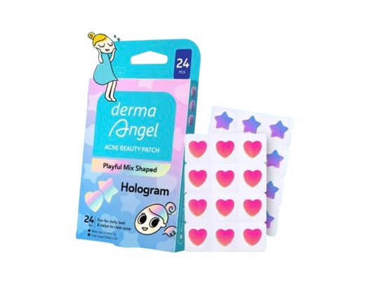 DermaAngel Acne Beauty Patch Playful Mix Shaped - 24 pcs | Discover skin care, face cream, lip gloss, sunscreen, and korean skin care products at Sapphire Beauty Booth— a trusted cosmetic shop near me and makeup store near me. | Sapphire Beauty Ghana | Same Day Delivery Available
