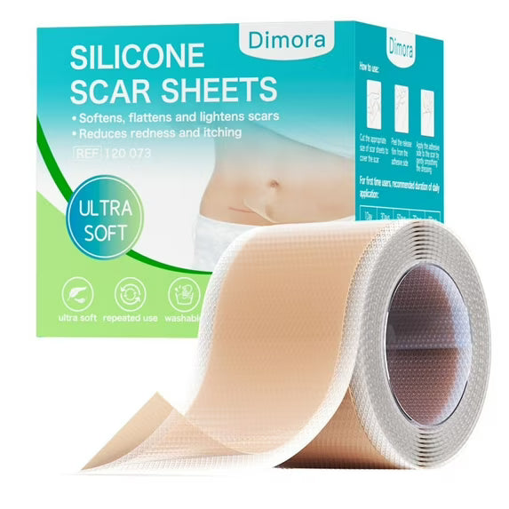 Dimora Medical Grade Silicone Scar Sheets, 4cmX1.5m - 1 Roll | Discover skin care, face cream, lip gloss, sunscreen, and korean skin care products at Sapphire Beauty Booth— a trusted cosmetic shop near me and makeup store near me.