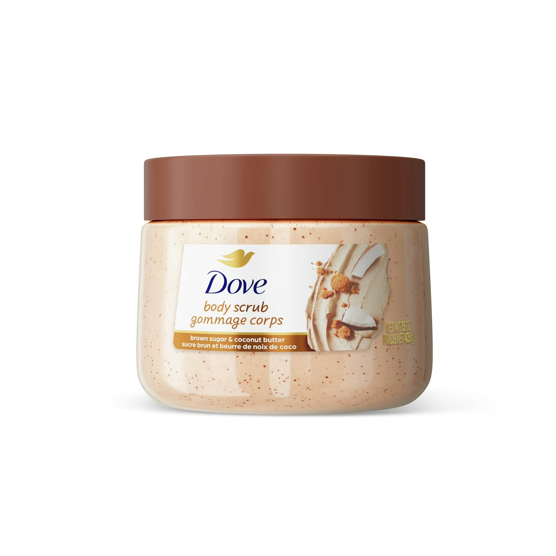Dove Brown Sugar and Coconut Butter Exfoliating Body Scrub - 150z | Discover skin care, face cream, lip gloss, sunscreen, and korean skin care products at Sapphire Beauty Booth— a trusted cosmetic shop near me and makeup store near me.