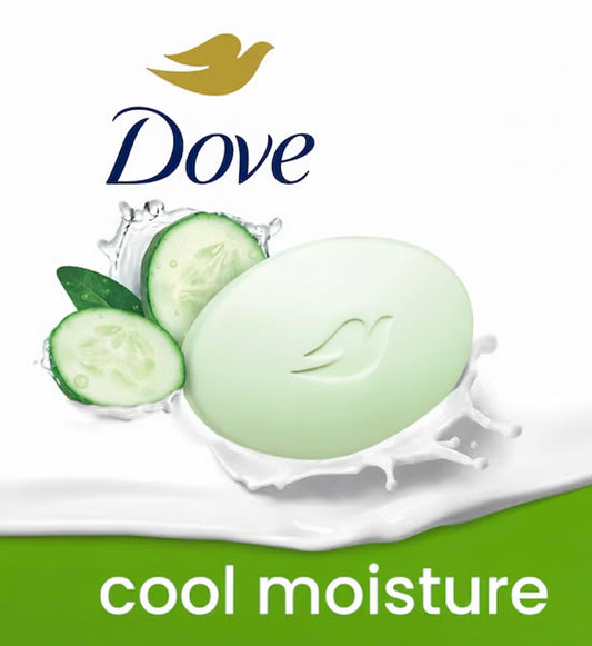 Dove Cool Moisture Beauty Bar Soap - 1 Bar | Discover skin care, face cream, lip gloss, sunscreen, and korean skin care products at Sapphire Beauty Booth— a trusted cosmetic shop near me and makeup store near me.