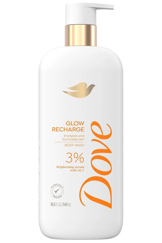 Dove Serum Body Wash Glow Recharge with Vitamin C - 547 ml | Discover skin care, face cream, lip gloss, sunscreen, and korean skin care products at Sapphire Beauty Booth— a trusted cosmetic shop near me and makeup store near me. | Sapphire Beauty Ghana
