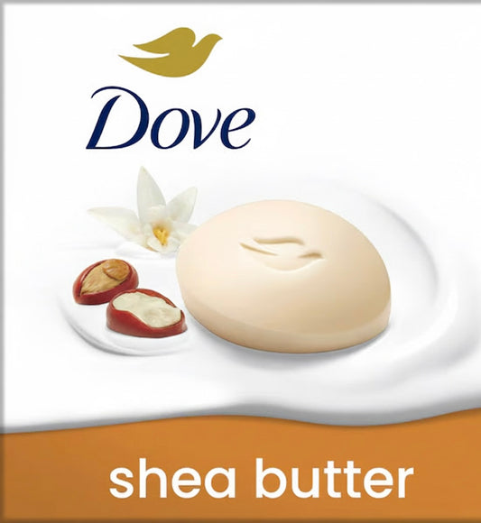Dove Shea Butter Beauty Bar Soap - 1 Bar | Discover skin care, face cream, lip gloss, sunscreen, and korean skin care products at Sapphire Beauty Booth— a trusted cosmetic shop near me and makeup store near me.