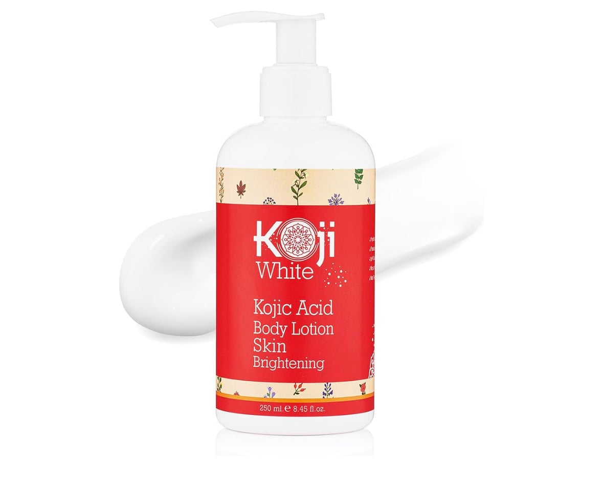 Kojic Acid Skin Brightening Body Lotion - 250ml - Brightening Moisture Gel Cream, Anti-Blemish Body Lotion, skin moisturizer, dark spot correcting serum, needly daily toner pad, oil cleansers, moisturizing sunscreen, hand cream - Sapphire Beauty Booth