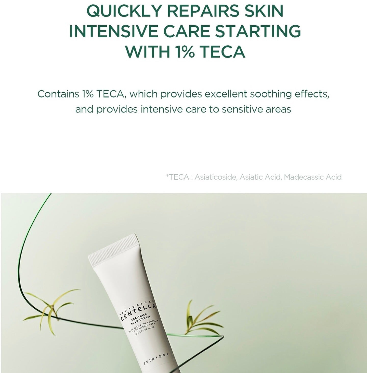 Skin1004 Madagascar Centella Tea-Trica Spot Cream - 20ml