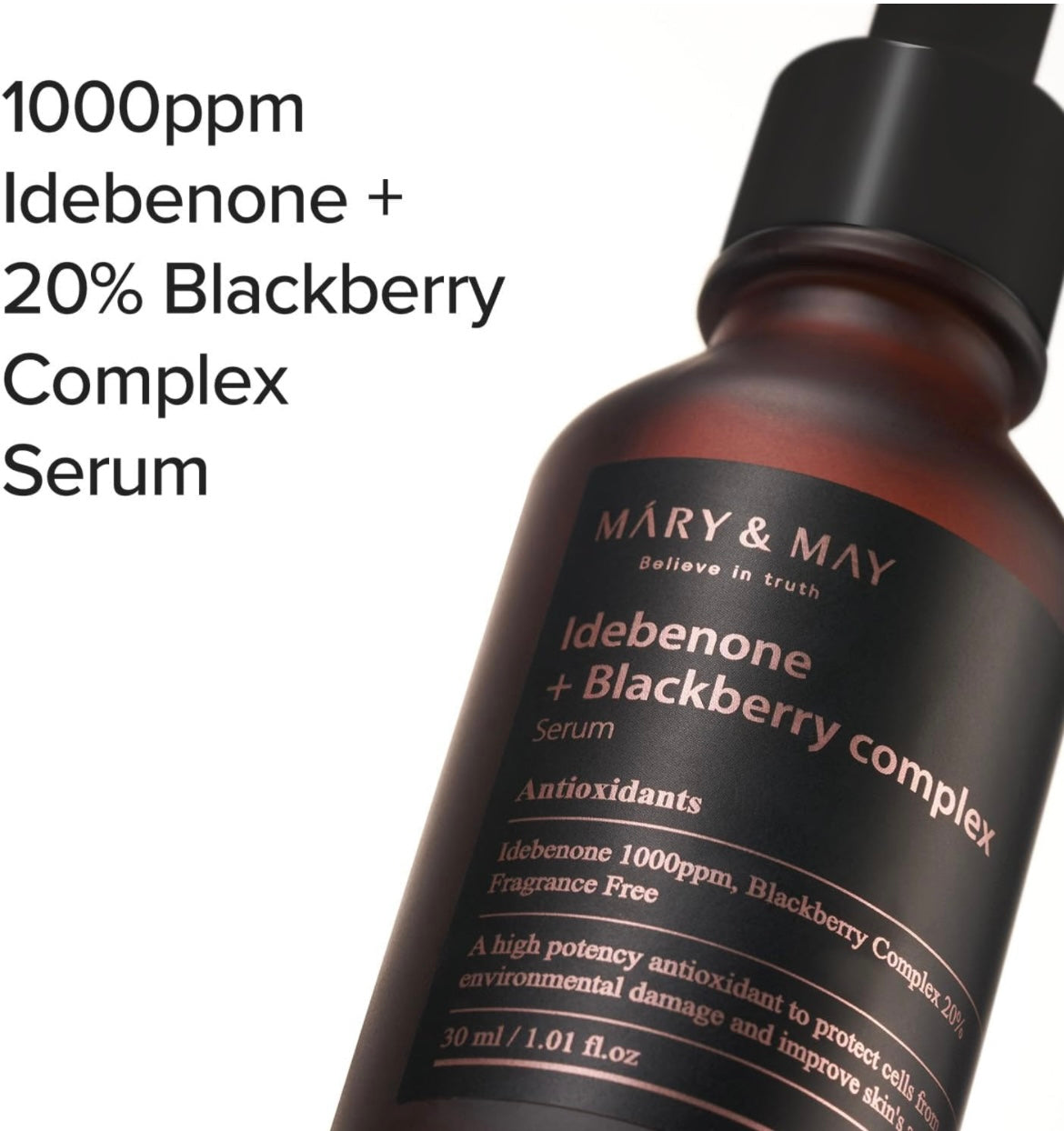 Mary&May Idebenone + Blackberry complex Serum - 30ml